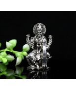 925 sterling silver laxmi  ji statue sculpture figurine, puja article art26 - €200,62 EUR