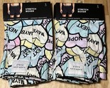 X2 LARGE AMERICAN EAGLE CANDY HEARTS  BOXERS Retails $15.95 Each NEW - £15.95 GBP
