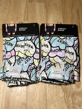 X2 Large American Eagle Candy Hearts Boxers Retails $15.95 Each New - £15.71 GBP