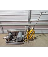 Ladish Tri-Clover Pump Cart with Motor &amp; Belt Cover / 1.5” x 2” Centrifu... - $882.71 CAD