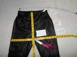 Lysse Faux Leather Leggings Black Size XSP--$108 Nwot - £53.11 GBP