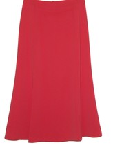 Harve Benard Red Woman Flared Skirt Size 10 Good CONDITION - £22.17 GBP