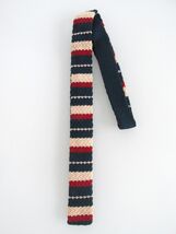 Rooster "Pips" Vintage Flat/Square Bottom Knit Tie - $20.00