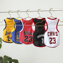 Pet Basketball Clothes, Dog and Cat Summer Sports Vest, Puppy Breathable... - £11.79 GBP