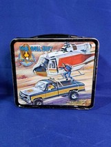 VINTAGE ADVERTISING 1981 THE FALL GUY  TIN LUNCHBOX  LUNCH BOX - £54.90 GBP