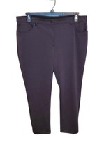 Chico&#39;s 2.5(14) Short So Slimming By Chico&#39;s Pants Gray Straight Leg Pon... - $23.95