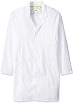Code Happy Men&#39;s Big-Tall Bliss with Certainty 38 Inch Unisex Lab Coat, White, 5 - £13.37 GBP