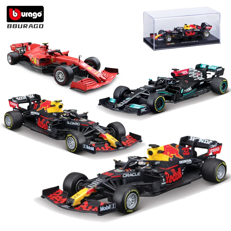 Play Bburago 1:43 2021 Red Bull RB16B 33#11# Driver A F1 ChaAn Formula Car 44#St - £65.35 GBP