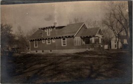 RPPC View of American Family Home c1910 Postcard Z22 - £3.95 GBP