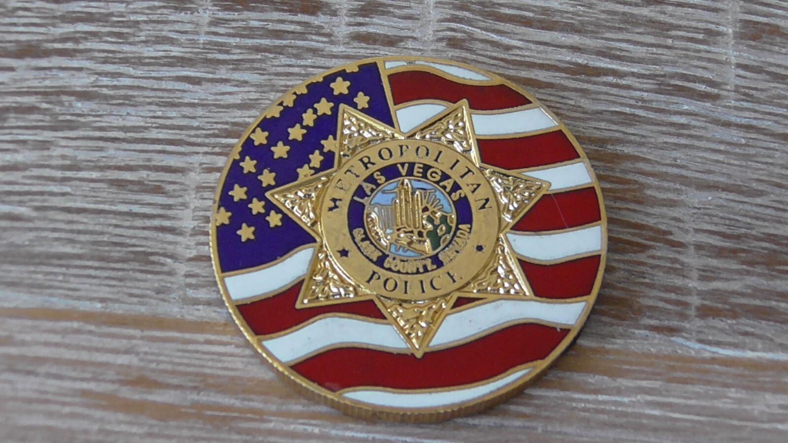 LVMPD Las Vegas Metropolitan Police Department Challenge Coin #B796 - $30.68