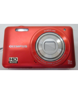 Olympus VG-130 Digital Camera 14MP Red 5X Zoom - Parts/Repair - $710.18 MXN
