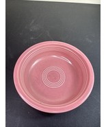 Vintage Fiesta Ware Rose Cereal Soup Bowl 7.25” HLC USA Mid Century Pink... - $752.49 MXN