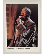 Clarence &quot;Frogman&quot; Henry (d. 2024) Autographed Glossy 5x7 Photo - $475.17 MXN