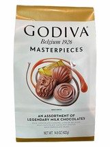 Godiva Belgium Masterpieces Assortment of Legendary Milk Chocolate 14.9 oz 422 g - $17.86