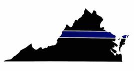 K&#39;s Novelties Virginia State Blue Line Decal Sticker - £2.75 GBP