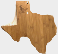 Houston Texans NFL Wood Cutting Board 2017 AFC Season Ticket Holder Seal... - $14.84