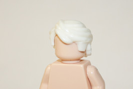 MV Male White Styled hair piece for Minifigure US Shipping Warehouse - £2.17 GBP