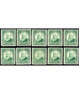 622, Mint VF NH 13¢ TEN PO FRESH Stamps CV $190 * Stuart Katz - £98.32 GBP