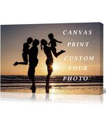 Personalized Photo Canvas Custom Print Framed Family Portrait Photo Gift - $25.64+