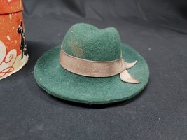 Old MINI Salesman&#39;s Sample BILTMORE Green FELT HAT FEDORA Trapper Hunter... - £29.88 GBP