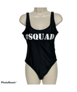 NWT California Waves # Squad Graphic One Piece Swimsuit Large Black Padded - $15.25