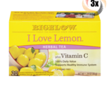 3x Boxes Bigelow I Love Lemon Herbal Tea Vitamin C | 20 Pouches Per Box ... - $20.68