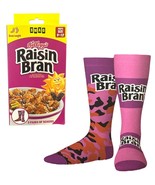 SWAG Kellogg&#39;s Raisin Bran Novelty 2 Pair Crew Socks Men Size 9-12 - $244.42 MXN
