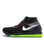 Nike Womens Zoom All Out Flyknit, Black/Cool Grey/Volt/White, 5.5 US - $144.90