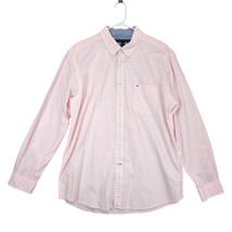 Tommy Hilfiger Men&#39;s XL Classic Fit Button Down Shirt, Pink Gingham Chec... - $27.00