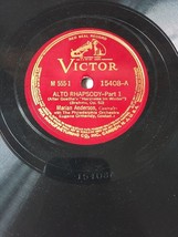 Marian Anderson - Alto Rhapsody (Harzreise im Winter) - Eugene Ormandy 12&quot; 78rpm - £11.46 GBP