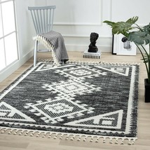 Rugs Area Rugs 5x7 Rug Carpets Modern Black And White Bedroom Living Room Rugs ~ - £79.03 GBP