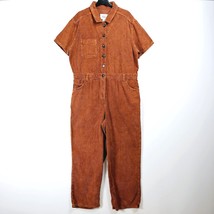 Urban Outfitters BDG Smith Corduroy Brown Jumpsuit Size XL NEW - £37.53 GBP