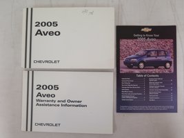 2005 Chevrolet Aveo Owners Manual [Paperback] Chevrolet - £19.57 GBP