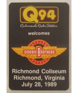THE DOOBIE BROTHERS - VINTAGE ORIGINAL 1989 CONCERT TOUR CLOTH BACKSTAGE... - $187.91 MXN
