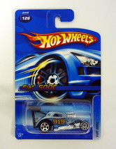 Hot Wheels Fiat 500C #126 Blue Die-Cast Car 2006 - £4.78 GBP