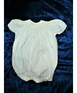 Boutique Molli Smocked White Bubble Spring Summer Easter Christening 68 3-6 - £19.54 GBP