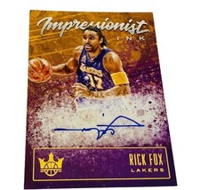 Rick Fox Autograph Lakers Auto signature sp 2019-20 impressionist ink /179 kings - £59.27 GBP