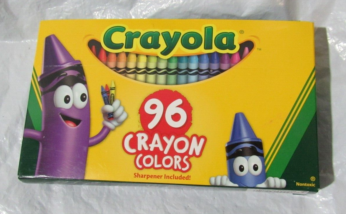 Vintage Crayola Crayons Box of 16 New Unused Brilliant Colors Binney &  Smith USA
