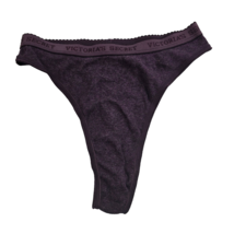 NWT VICTORIA&#39;S SECRET SMALL 100% COTTON LOGO BAND VINTAGE RARE THONG PAN... - $45.53