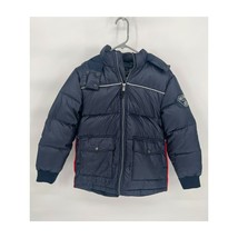 Tommy Hilfiger Puffer Jacket Youth Kid Boys Size 12/14 Large Blue Quilted Winter - £65.62 GBP