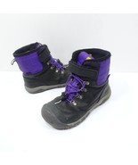 Big Kids Keen Greta Black Winter Snow Waterproof Ankle Boots Size 3 Y - $35.99