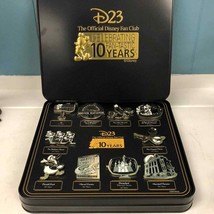 Disney D23 Fan Club 2019 Gift Set 10 Pin Gold Member - £64.28 GBP