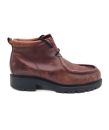 HAVANA JOE Leather Ankle Chukka Boots Chestnut Brown (Men&#39;s Size 10, EU ... - £39.41 GBP