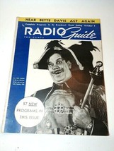 Oct 1938 Radio Guide Bette Davis Magazine  Extra Fine Clean copy - £15.47 GBP