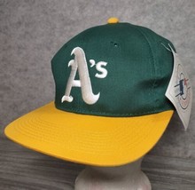 Vintage OAKLAND ATHLETICS A&#39;s SnapBack Hat Genuine MLB Merchandise Outdo... - $26.96