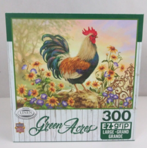 New Masterpieces Green Acres Morning Glory 300 EZ-Grip Piece Puzzle #31816 - $14.84
