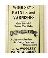 1932 Woolsey&#39;s Paint &amp; Varnish Mini Grid Notebook Booklet With Calendar ... - $42.03 CAD