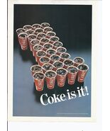 1983 Coca Cola Soda Print Ad Vintage 8.5&quot; x 11&quot; - $356.24 MXN