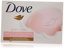 Dove Beauty Bar Pink 4 oz, 2 Bar (Pack of 8) - £57.41 GBP