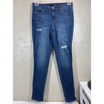 1822 Denim Jeans Womens Blue Adrianna Jeans Skinny Ankle Mid Rise Stretc... - $19.95